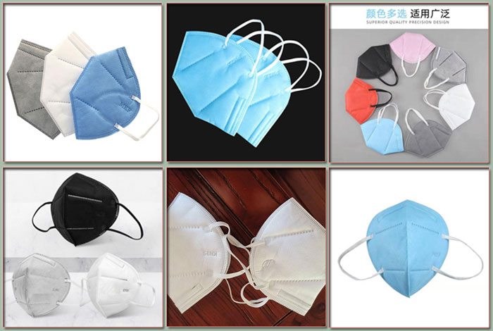 口罩生产线设备 KN95口罩生产线 全自动口罩生产厂家样品展示图