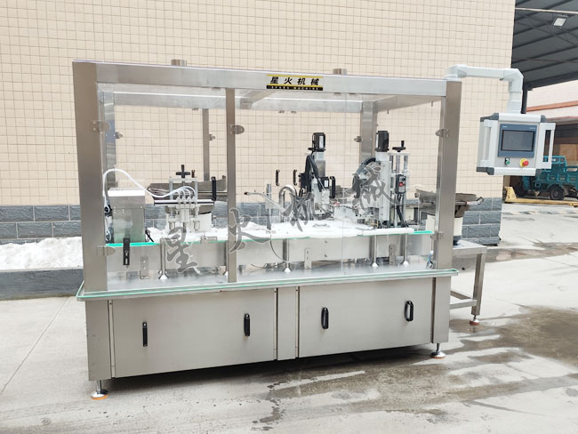 四川鼻腔喷剂灌装旋盖机实拍